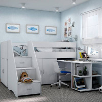 Space saver single bed with Cupboards & Drawers Space saver single bed with Cupboards & Drawers